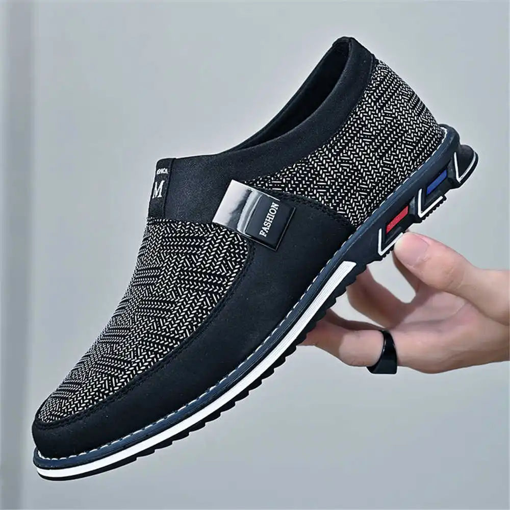 Formal Wear For Men Yellow - สีน้ําเงินเข้ม 44-45 ฤดูร้อนรองเท้าขายเดิน Beige รองเท้าผ้าใบผู้ชาย Mens