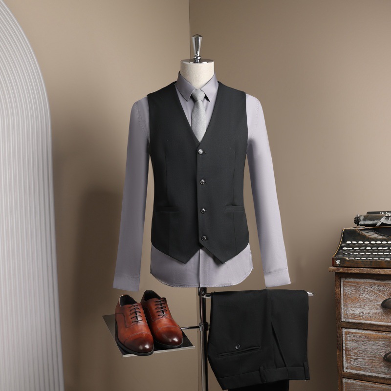 Men'S Formal Wear Not Suit - กางเกงสแล็คผู้ชาย ชุดสูทฤดูใบไม้ร่วงและฤดูหนาว ชุดสูทคุณภาพสูง กางเกงสแล็คสไตล์เกาหลีสำหรับธุรกิจ