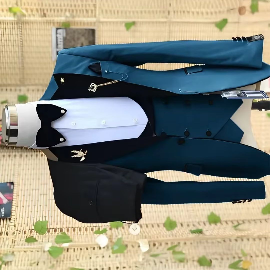 Men'S Formal Wear Not Suit - ชุดทักซิโด้ผู้ชายทรงสลิมฟิต 3 ชิ้นสุดหรูสำหรับงานแต่งงาน งานพรอม และงานเลี้ยง -