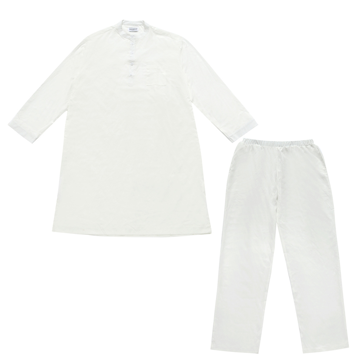 ชายมุสลิม Jubba Thobe 2 ชิ้นชุ - Men Formal Wear Dubai บทวิจารณ์และราคา