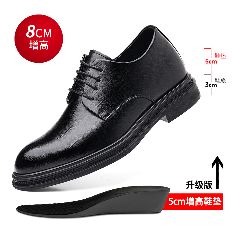 รองเท้าเดอร์บี้หนังแท้สีดำสำหร - Men Formal Wear All Black บทวิจารณ์และราคา