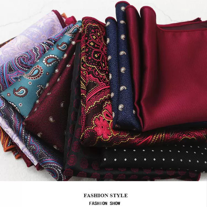 คลาสสิก Pasiley Pocket Square  - Young Men Formal Wear บทวิจารณ์และราคา