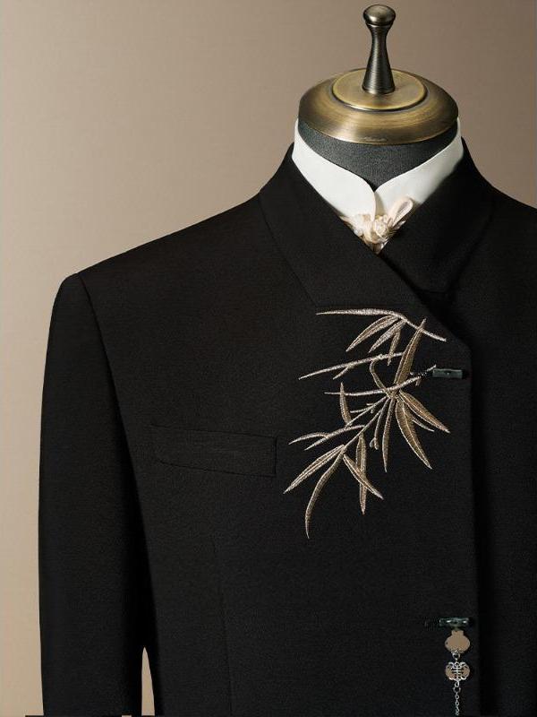 ชุดแต่งงานสไตล์จีนใหม่สำหรับผู - Men Formal Wear Online บทวิจารณ์และราคา